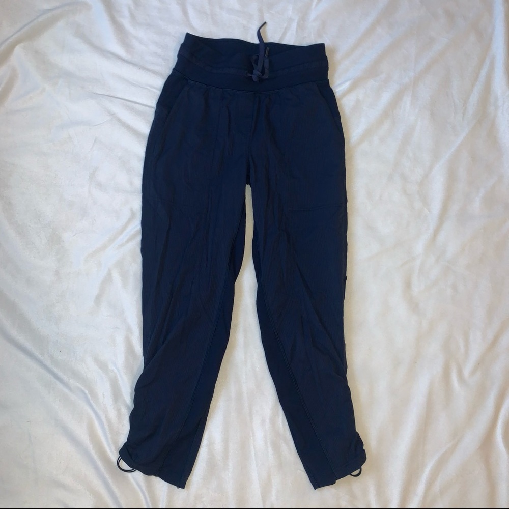 Navy blue lululemon joggers